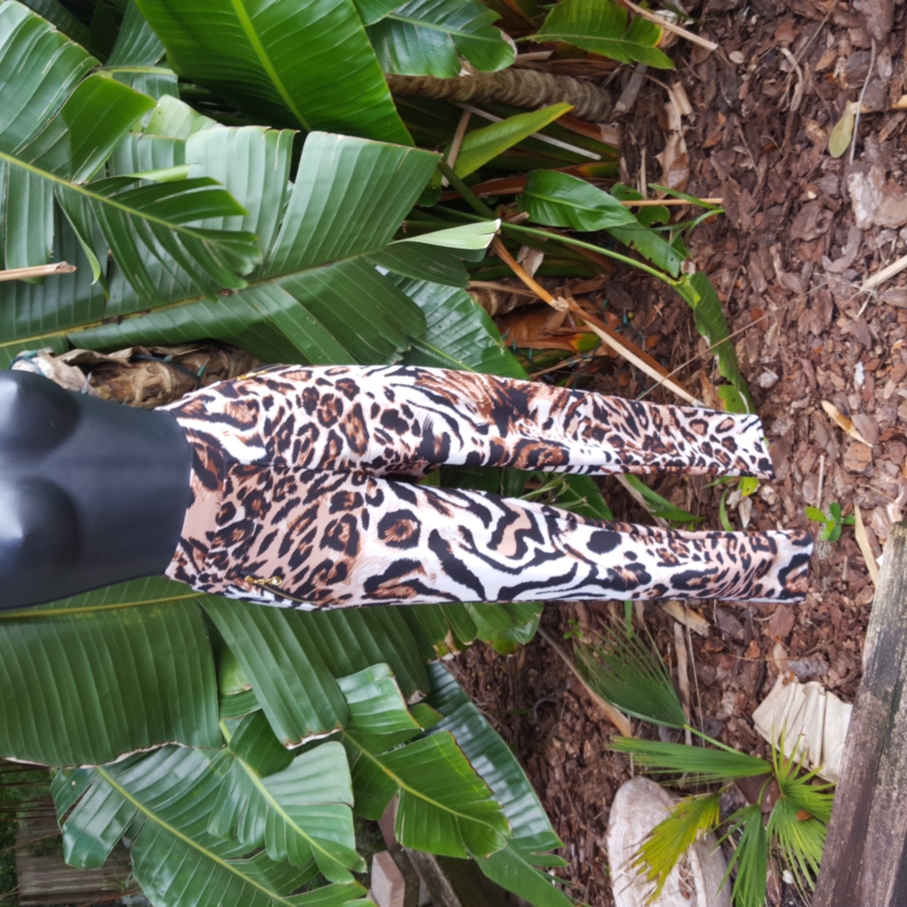 Animal print pants